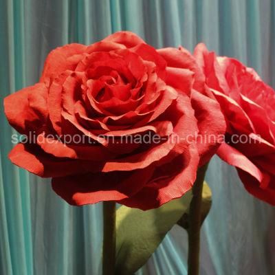 Handmaking Rose Paper Flower for Wedding Shop Window Display Decoration