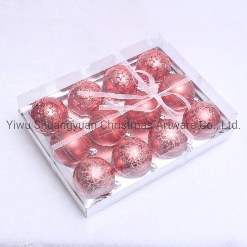 New Design High Sales Christmas Ball for Holiday Wedding Party Decoration Supplies Hook Ornament Craft Gifts