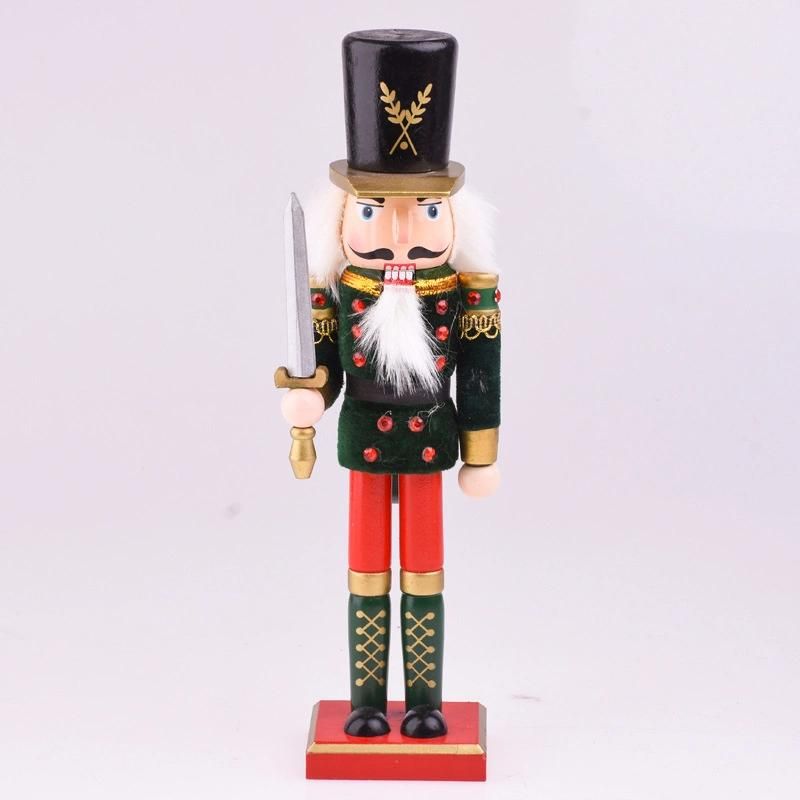 Creations Red and Blue King 12 Inch Traditional Wooden Nutcracker