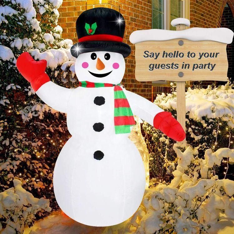 Hot Sale Gift Family Yard Christmas for Advertising/Wedding/Party/Events Inflatable Snowman