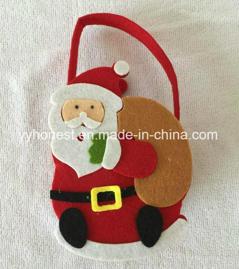 Wholesale Felt Christmas Bag Santa Claus Decorative Bag