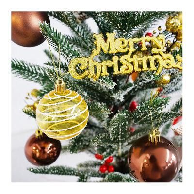 Hanging Wholesale Plastic 2022 Wholesale Bulk Shatterproof Custom Xmas Christmas Baubles Set for Tree Ornaments