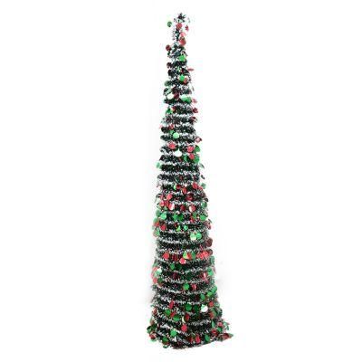 Unique Design Popular Christma Pet Tinsel Tower Tree