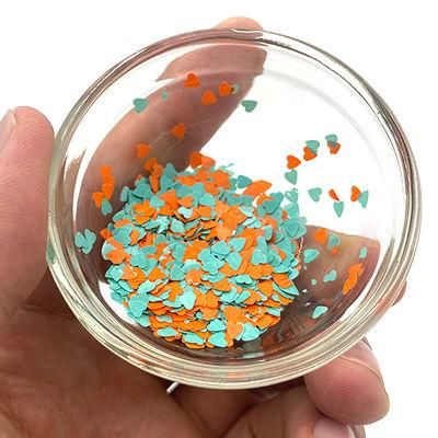 Heart Shape Wholesale Beautiful Glitter Powder for DIY Tumbler