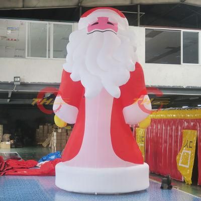 Outdoor Inflatable Advertising Santa Cartoon