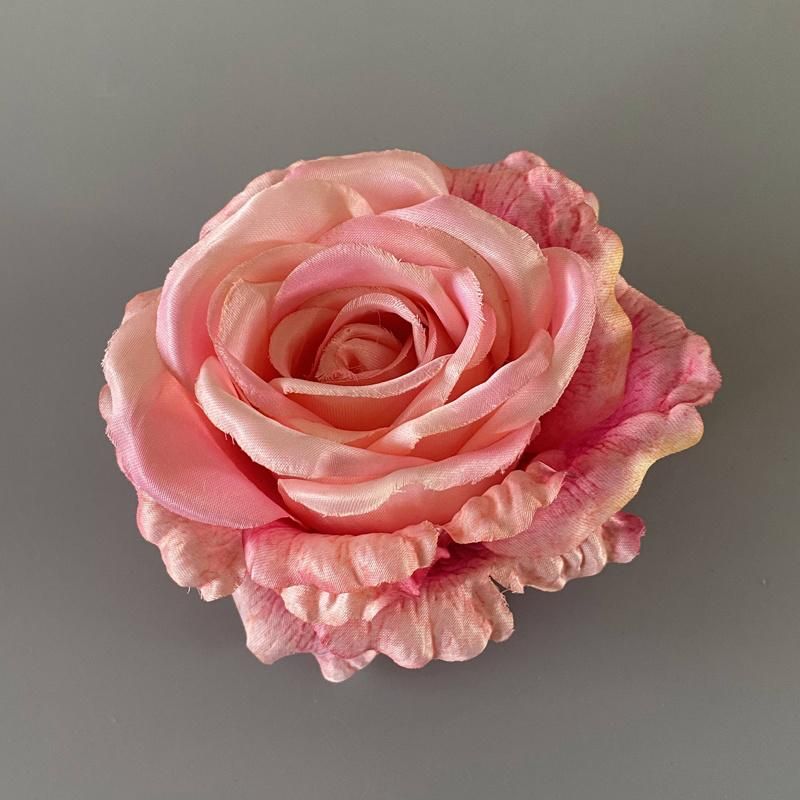 Wholesale High Quality Rose Flower Heads Silk Flower Arch Flower Heads