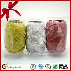 New Product Metallic Curling Ribbon Egg with Colorful Ribbon