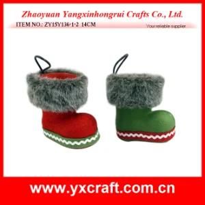 Christmas Decoration (ZY15Y136-1-2) Christmas Fur Boot