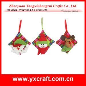 Christmas Decoration (ZY14Y138-1-2-3) Christmas Square Pillow Hanging Gift