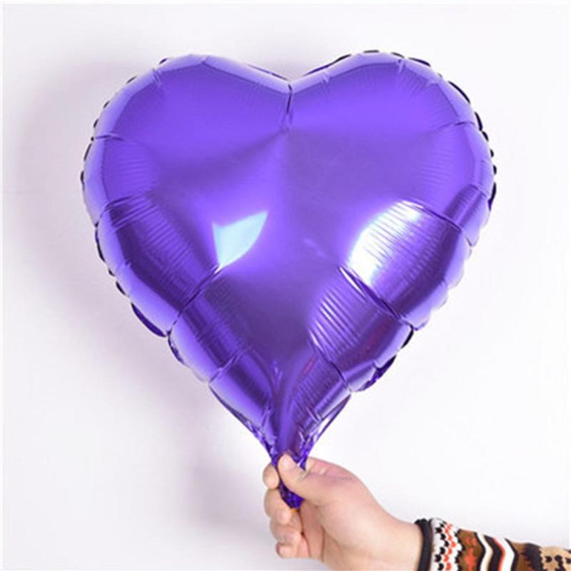 Superstarer 18 Inch Peach Heart Aluminum Foil Balloon Wedding Room Birthday Party Rose Gold Love Balloon Factory Wholesale