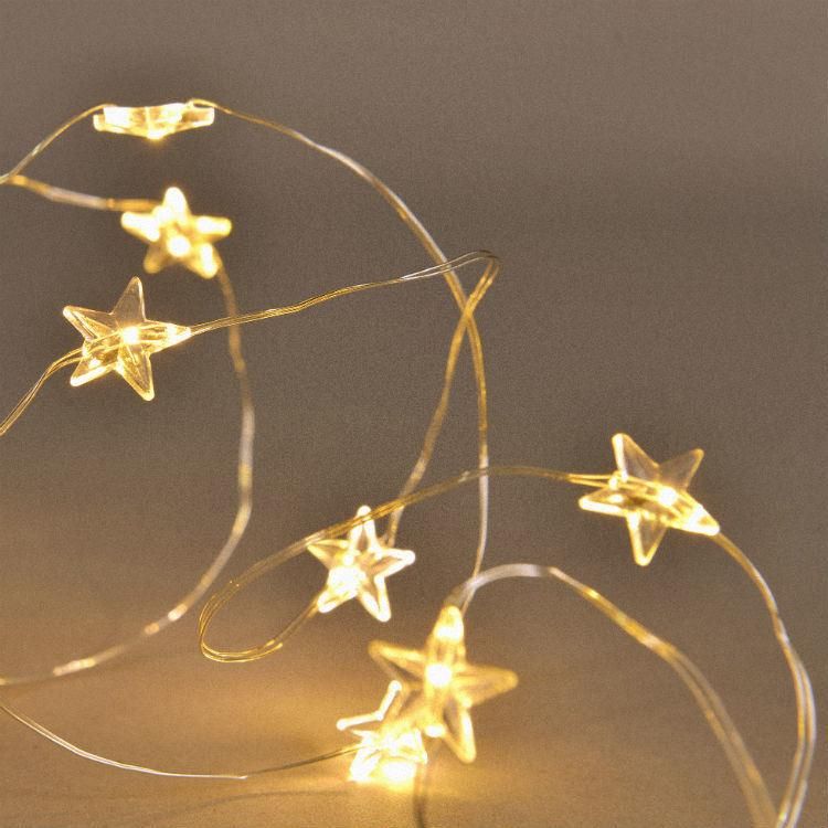 Indoor Star Fairy String Lights for Christmas or Party