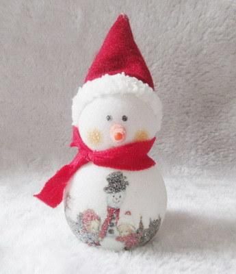 Yiwu Shuangyuan Factory Direct Sale 26*15cm Foam Snow Man