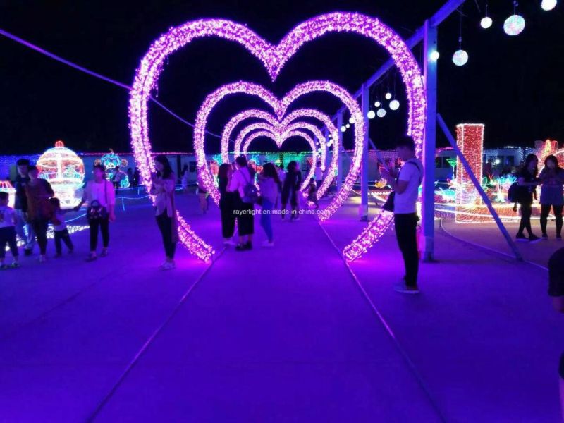 Wedding Decoration Valentine′ S Day Decoration LED Motif Light Heart Light