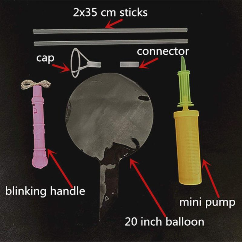 LED Bobo Balloons Ump for Christmas Birthday Party Decoration