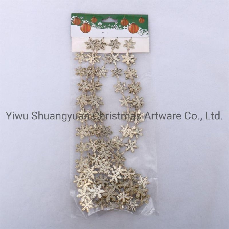 Wholesale Champagne Christmas Beads Garland for Christmas Tree Decoration