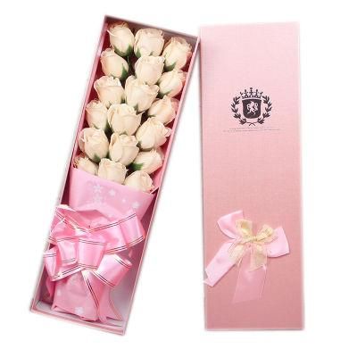 Soap Flowers Box Gifts for Valentine&prime;s Day, Mother&prime;s Day, Christmas, Anniversary, Wedding