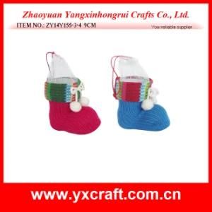 Christmas Decoration (ZY14Y155-3-4) Innovative Christmas Shoe Decoration