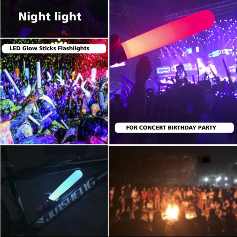 LED Glow Sticks Flashlights for Bulk Party Concert
