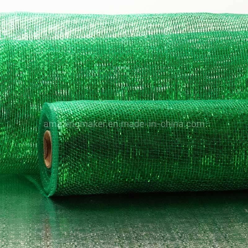 Premium Quality Half-Solid Metallic 21′′ Deco Mesh for Wedding Party