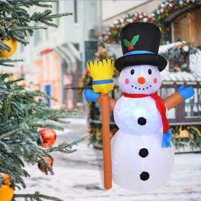 4FT Coolmade Christmas Inflatable Snowman with LED Light for Indoor Outdoor Yard Garden Decorations