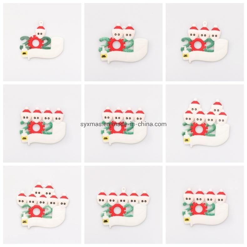 Hot Sale PVC Plastic Material Tree Hanging Ornaments Christmas Decoration