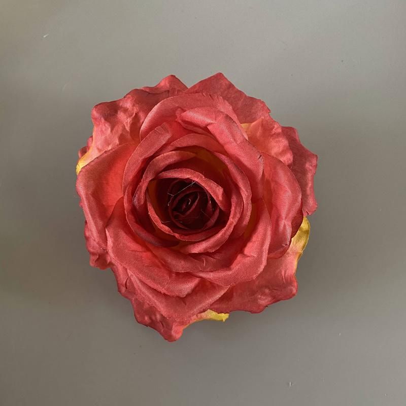 Wholesale High Quality Rose Flower Heads Silk Flower Arch Flower Heads