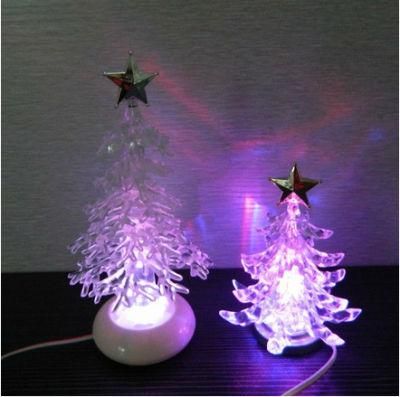 O-051q43hmini Lovely Purple Christmas Tree Light