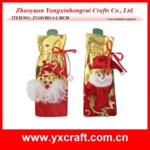 Christmas Decoration (ZY14Y401-1-2) Christmas Wine Bottle Packaging