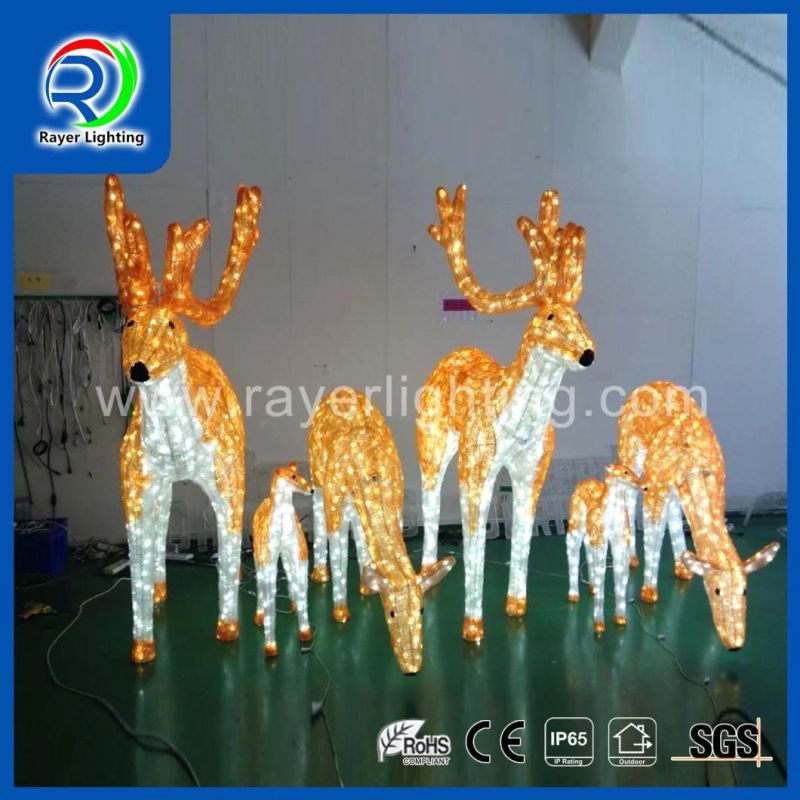 LED Christmas Reindeer Christmas Decoration for Garden Lights