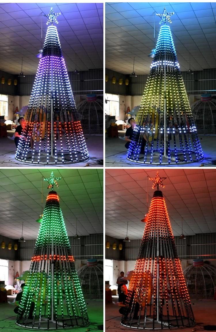 Programming Christmas Tree for Festival Decoration Outdoor