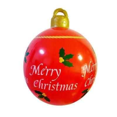 Outdoor Backyard Big Christmas Decoration PVC Inflatable Ball