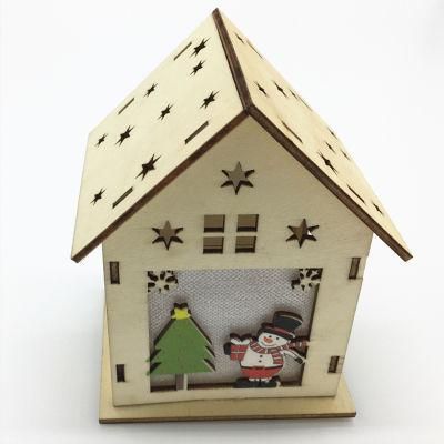 Home Design DIY Wooden Christmas Home Decoration