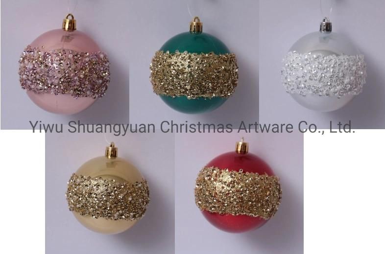 8cm Gold Christmas Tree Hanging Decoration