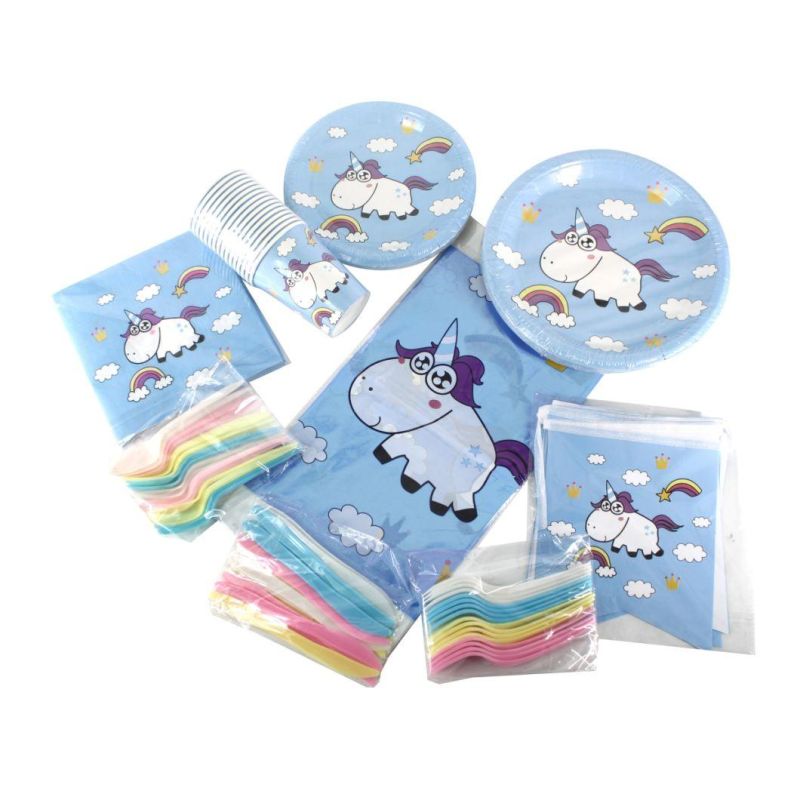 Kids Birthday Unicorn Party Set Event Themed Party Supplies