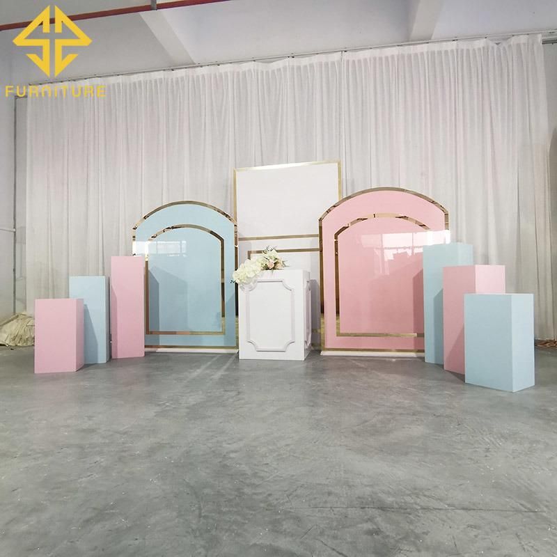 New Arrival Luxury Design PVC Wedding Decoration Backdrop Events Party Decor Background Wall