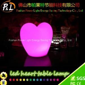 Multicolor Changing Heart Shape Wedding Decor Lamp