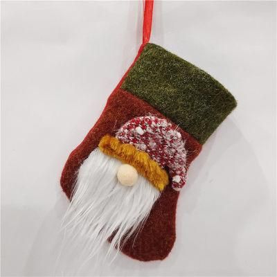 Cute Design Christmas Tree Hanging Gift Stocking