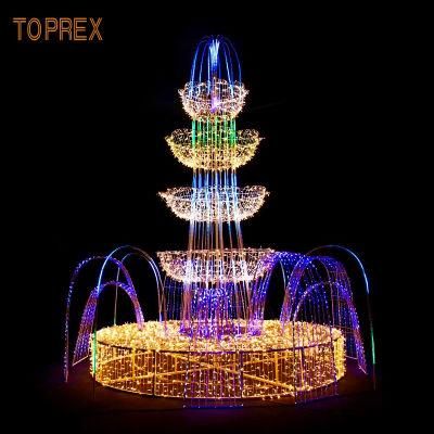 Morden LED Outdoor Eventgiant Fountain Motif Light