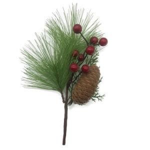 Christmas Pine Needle Short Branch Cedar Branch Pine Cone Branch Holiday Celebration