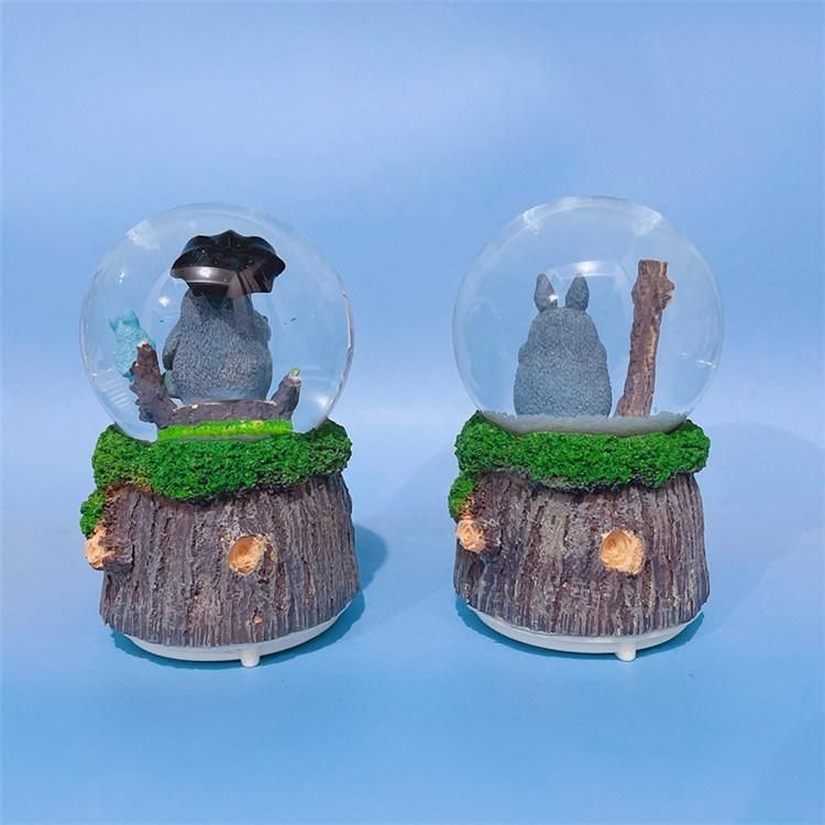 Christmas Chinchilla Crystal Ball Gift Music Box Home Decoration Ornament