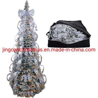 Dec. Metu Pop up Fold Flocked Christmas Tree