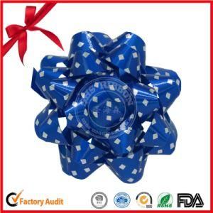 Hot Sale Gift Wrapping Plastic Star Bow for Decoration or Gift Packaging
