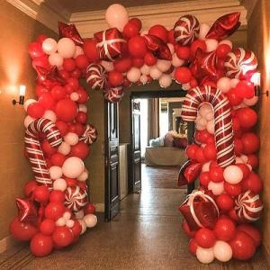 142PCS Christmas Aluminum Film Balloon Set Christmas Party Balloon Chain