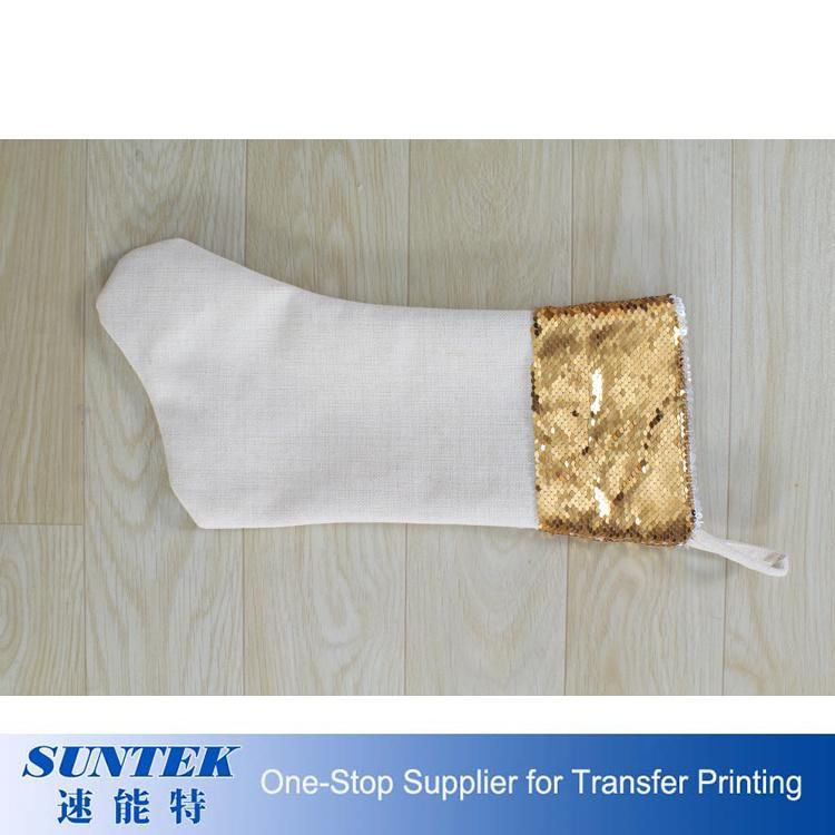 Sublimation Magic Sequin Christmas Stocking Christmas Socks