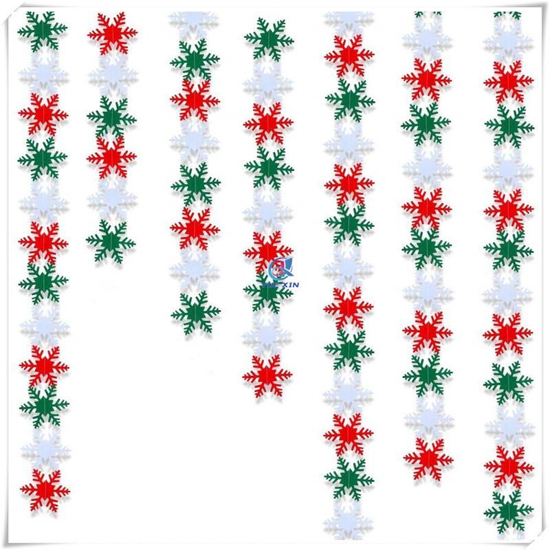 Colorful Felt Snowflakes for Home Decoration (20 pack)