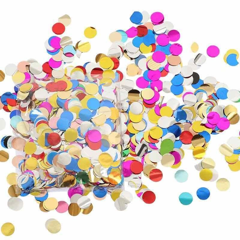 Foil Metallic Glitter Confetti Paper Confetti for Wedding Birthday Carnival Party Halloween