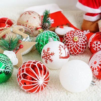 Custom Organizer Outdoor DIY Hanging Plastic 2022 Wholesale Christmas Ornaments with Logo