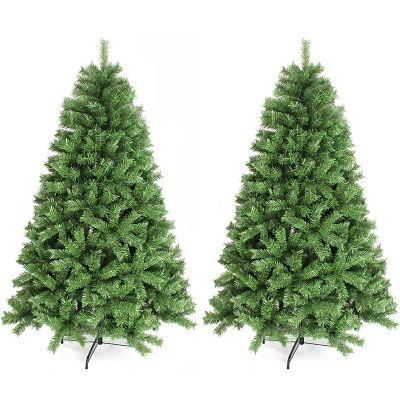 Yh20154 6 FT Green Big Artificial Pre Lit Christmas Tree Includes Stand Decoration Tree