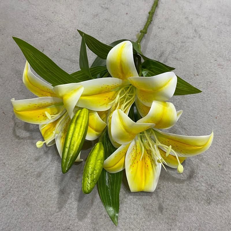 Good Selling Hot Fashion Decorative Handmade Artificial Flowers Artificial Lily Flower