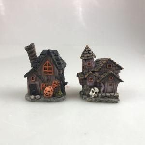 Home Decoration Gift Handicraft Supply Polyresin Mini House